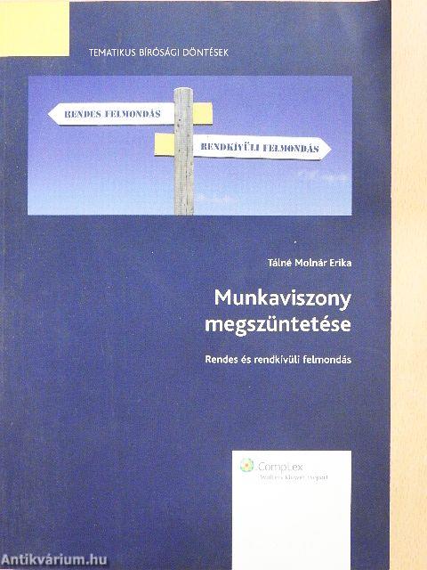 Munkaviszony megszüntetése