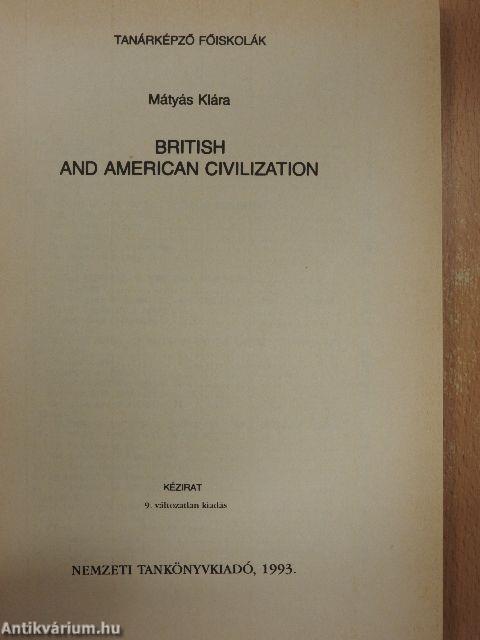 British and American Civilization