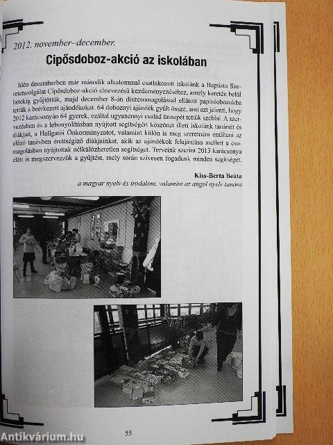 Pestszentlőrinc-Pestszentimrei Felnőttek Gimnáziuma Évkönyv 2013