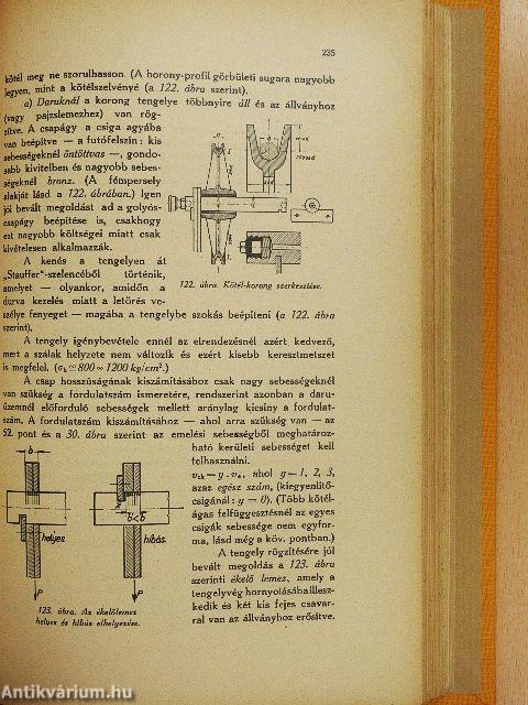 Emelőgépek üzemtana és szerkezettana