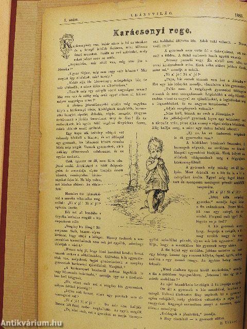 Leányvilág 1885. (nem teljes évfolyam)