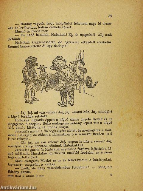 Mackó úr szárazon és vizen