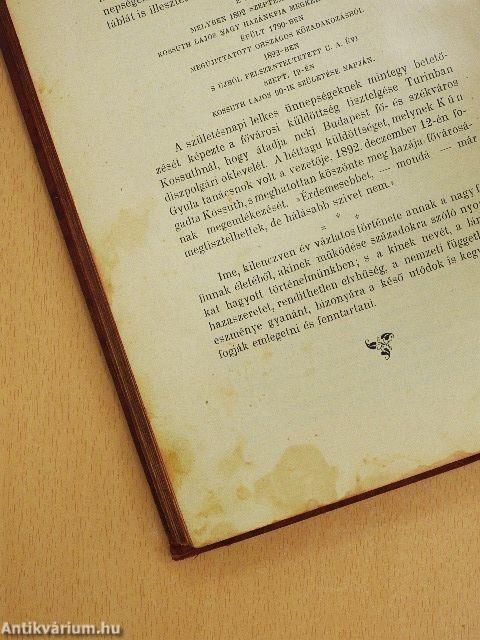 Kossuth Lajos élete és működése