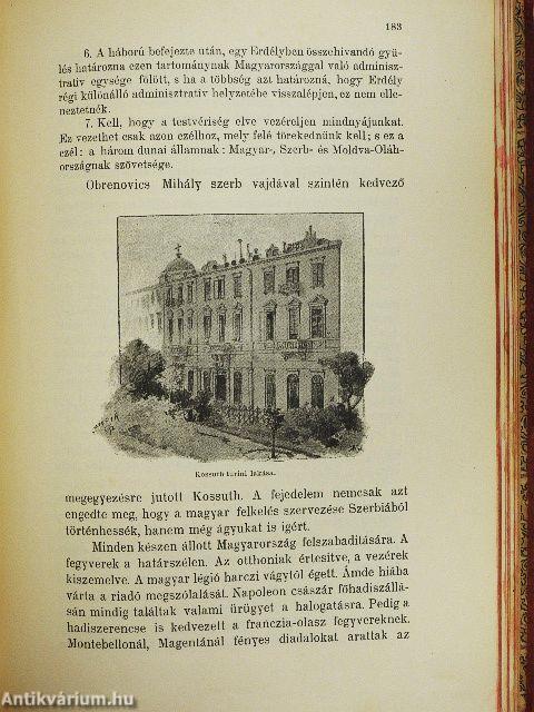 Kossuth Lajos élete és működése