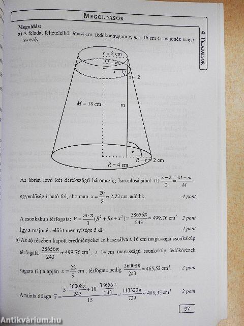 Plusz 15 próbaérettségi matematikából