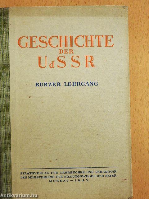 Geschichte der UdSSR