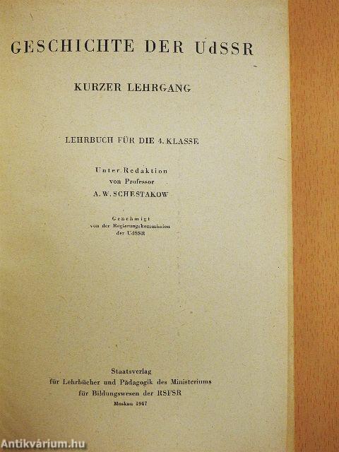 Geschichte der UdSSR