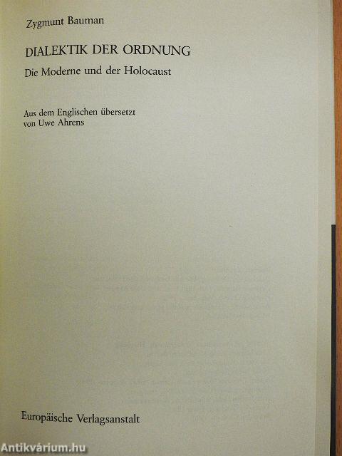 Dialektik der Ordnung