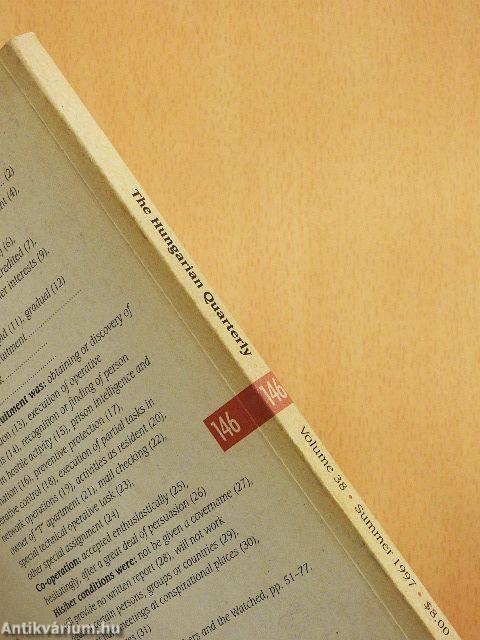 The Hungarian Quarterly Summer 1997