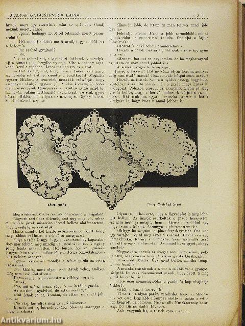 Magyar Uriasszonyok Lapja 1931. január-december (nem teljes évfolyam)