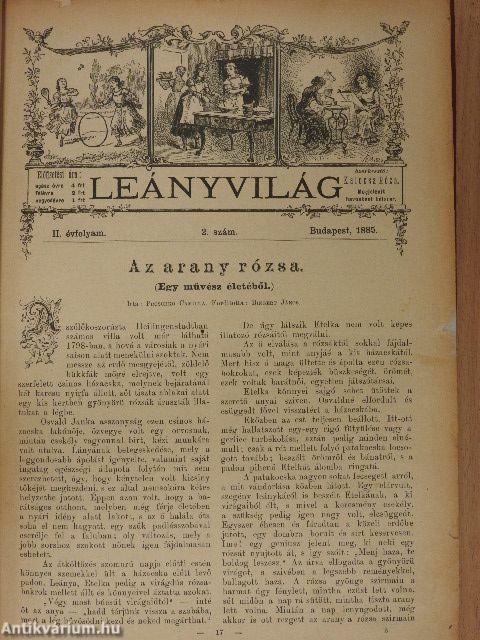 Leányvilág 1885. (nem teljes évfolyam)