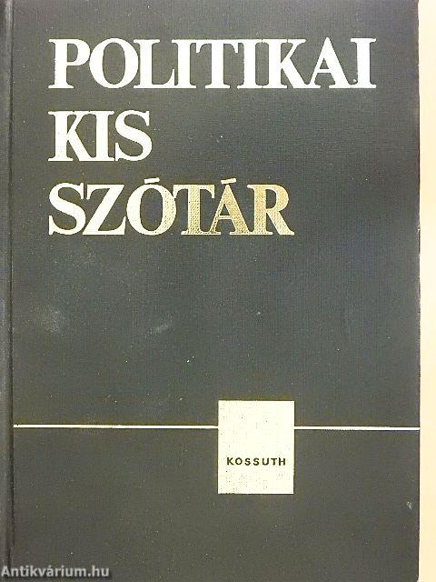 Politikai kisszótár