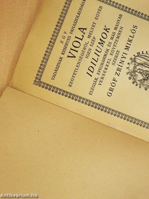 Egy vadásznak keserves panaszolkodása Viola kegyetlenségéről