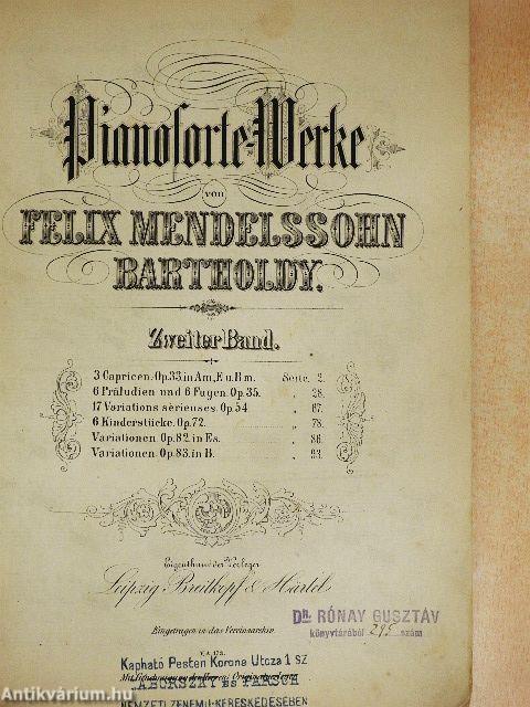 Pianoforte-Werke II.