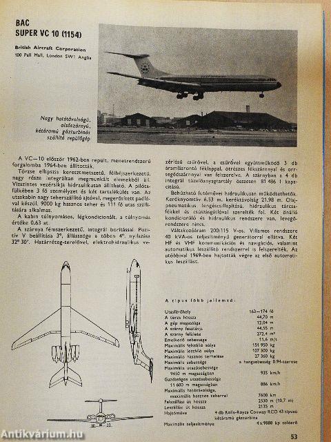 Repülőgép-, helikopter- és hajtóműtípusok