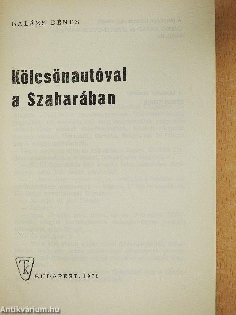 Kölcsönautóval a Szaharában