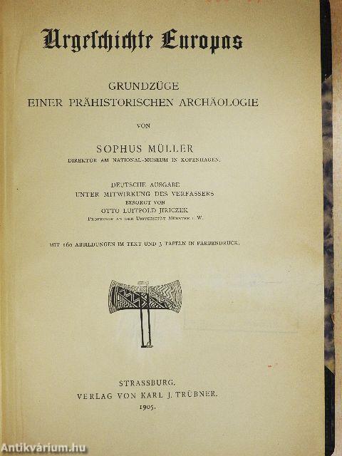 Urgeschichte Europas