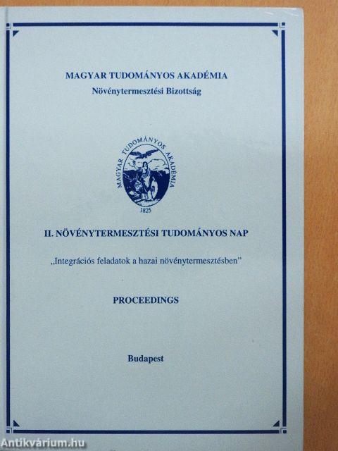 II. Növénytermesztési tudományos nap