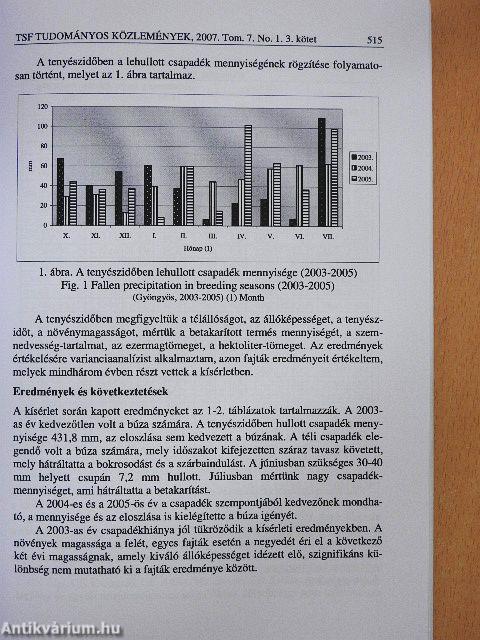 Tessedik Sámuel Főiskola Tudományos közlemények 2007. 1/3.