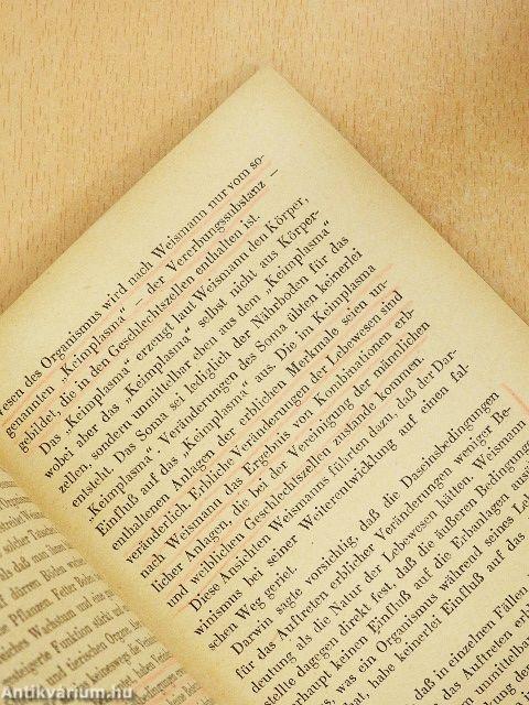 Die Entwicklungslehre von Lamarck bis Lyssenko