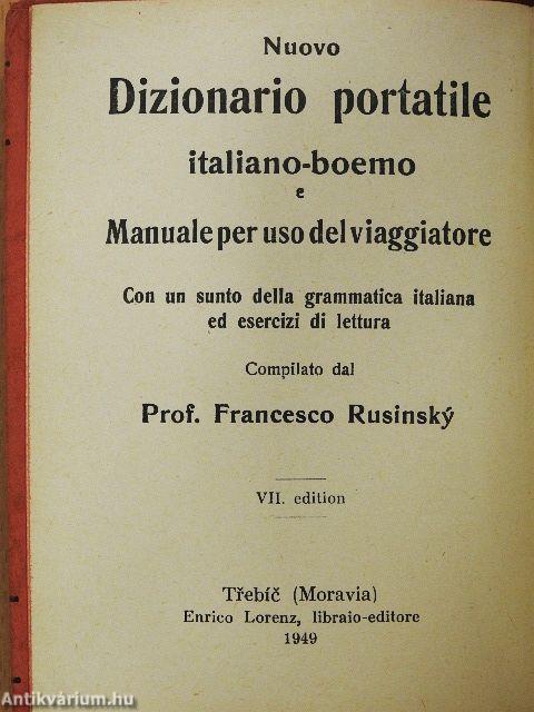 Novy Kapesní slovník italsko-cesky/cesko-italsky a cestovni prírucka