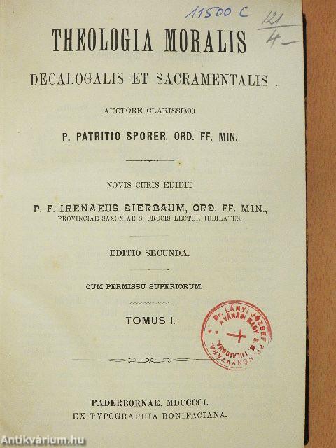 Theologia Moralis I. (töredék)