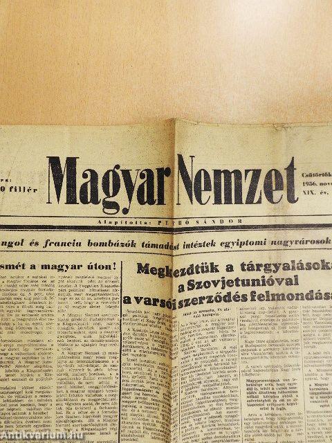 Magyar Nemzet 1956. november 1.
