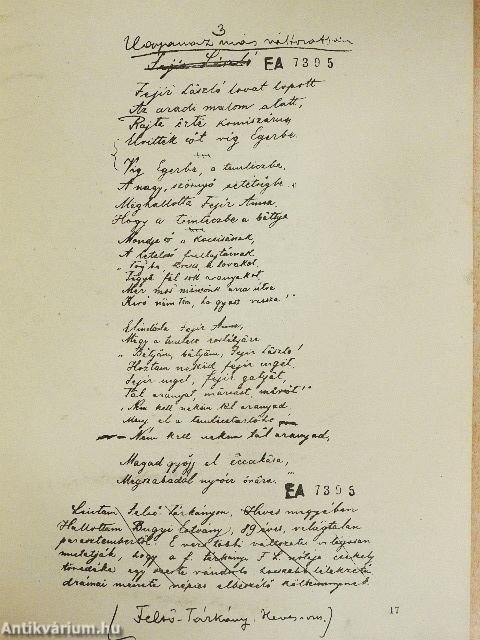 Népköltési gyűjtemény a Palócságból és a Tiszamentről