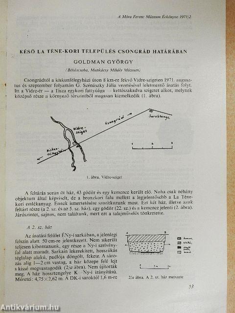 Késő La Téne-kori település Csongrád határában