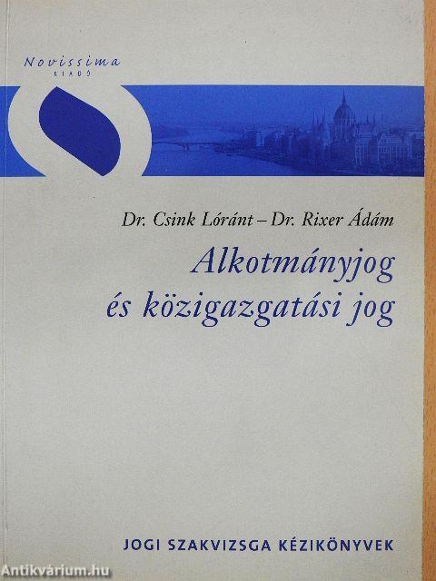 Alkotmányjog és közigazgatási jog