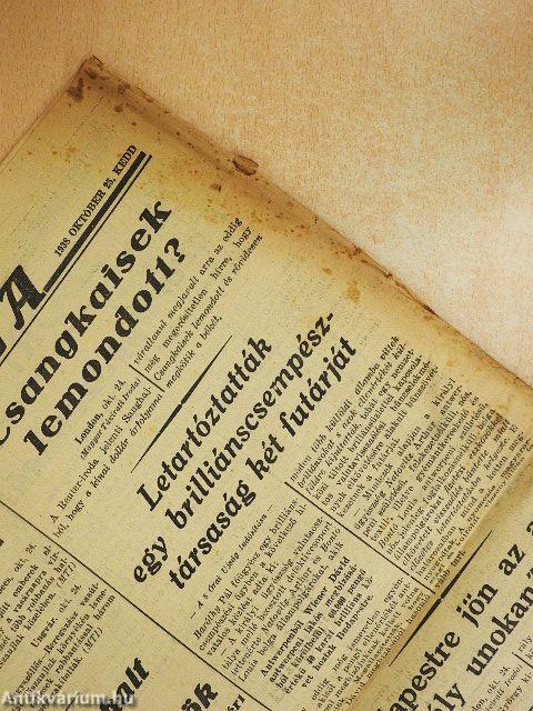 8 Órai Ujság 1938. október 25.