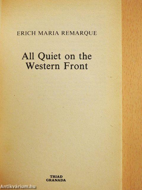 All Quiet on the Western Front