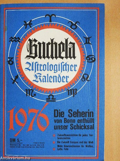 Buchela Astrologischer Kalender 1976
