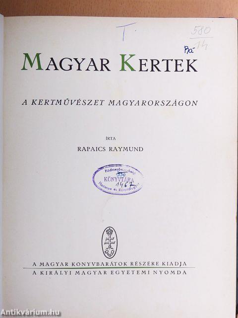 Magyar kertek