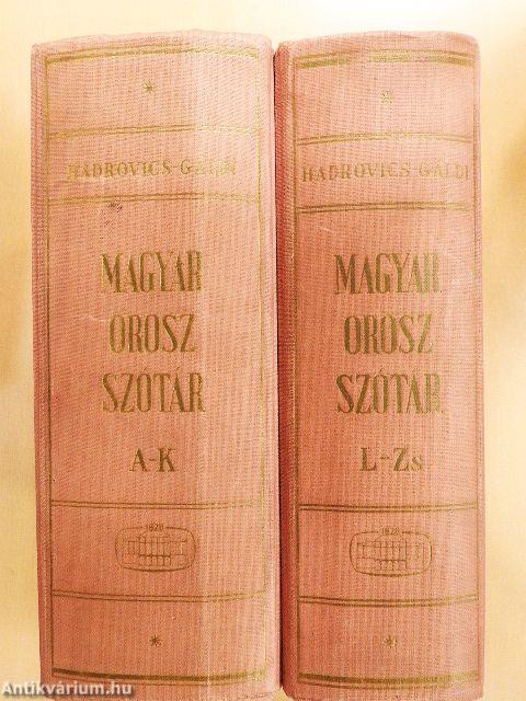 Magyar-orosz szótár I-II.