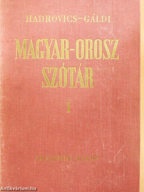 Magyar-orosz szótár I-II.