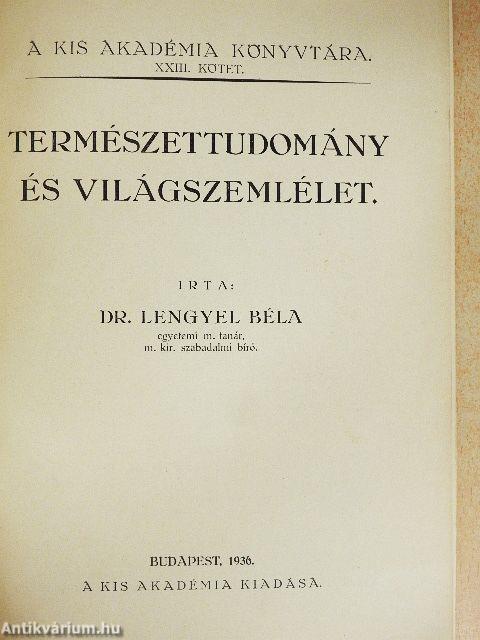 Természettudomány és világszemlélet