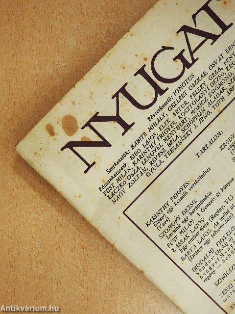 Nyugat 1926. Karácsony