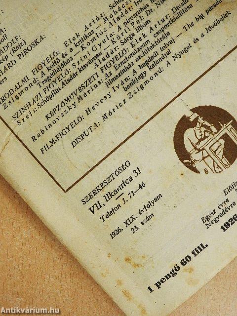 Nyugat 1926. december 1.