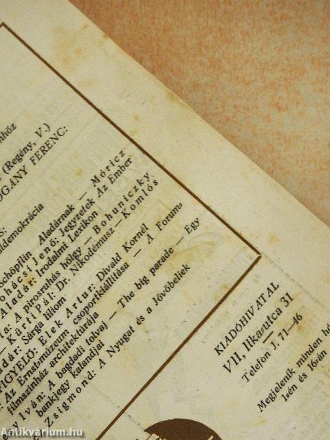 Nyugat 1926. december 1.