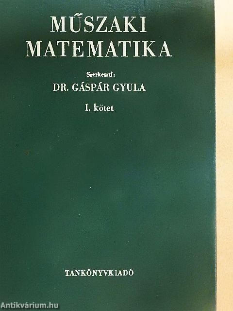 Műszaki matematika I.