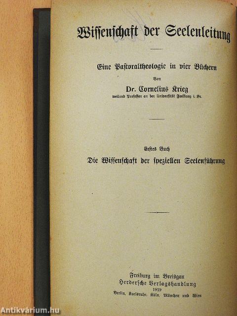 Die Wissenschaft der speziellen Seelenführung (gótbetűs)