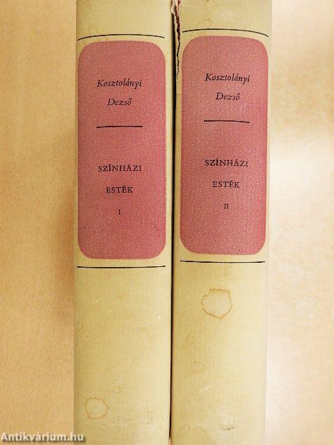 Színházi esték I-II.