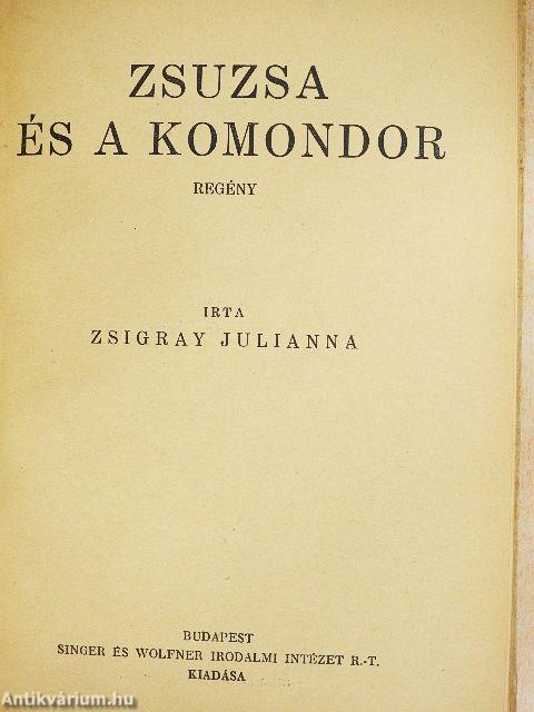 Zsuzsa és a komondor