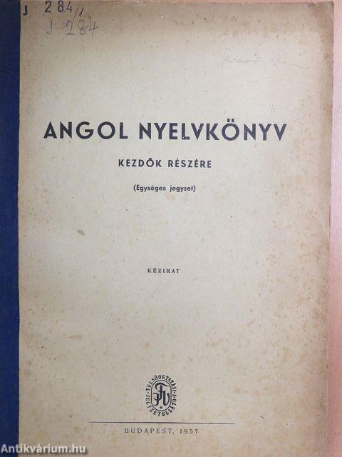 Angol nyelvkönyv