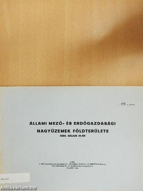 Állami mező- és erdőgazdasági nagyüzemek földterülete