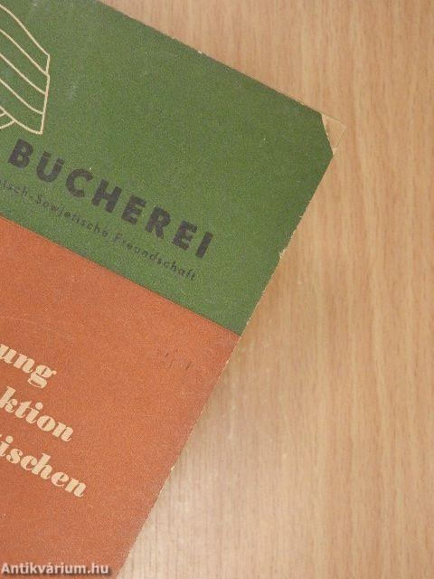 Die Planung der Produktion im sozialistischen Betrieb