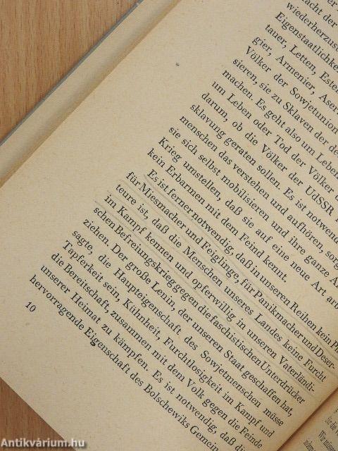 Über den Grossen Vaterländischen Krieg der Sowjetunion