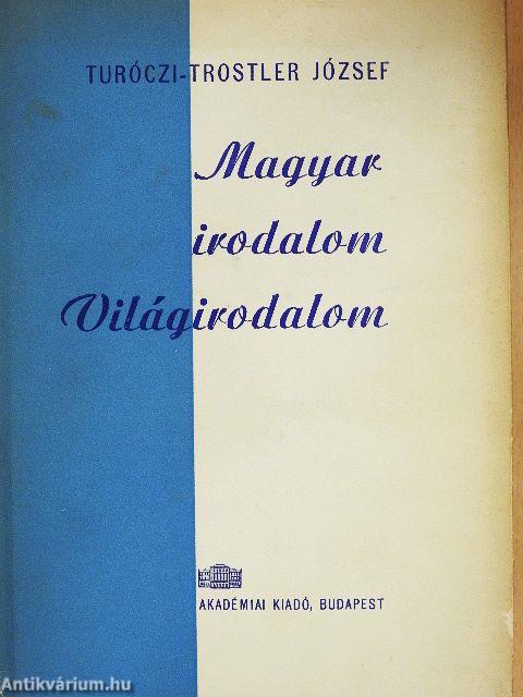 Magyar irodalom/Világirodalom I.