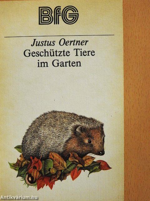 Geschützte Tiere im Garten